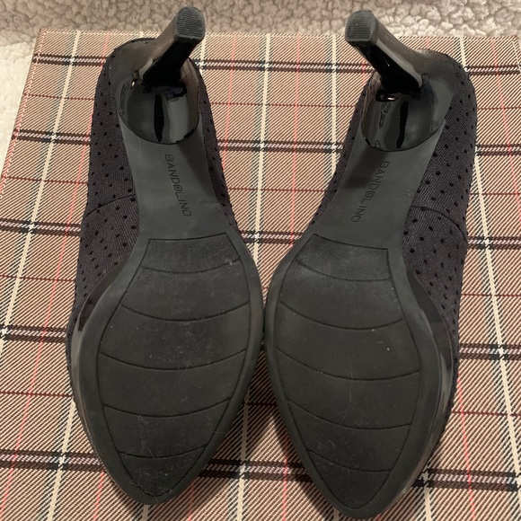 Black fabric high heels size 6 1/2 - Picture 8 of 8